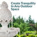 Sunnydaze Welcome 3-Tier Outdoor Water Fountain for Garden - 57"