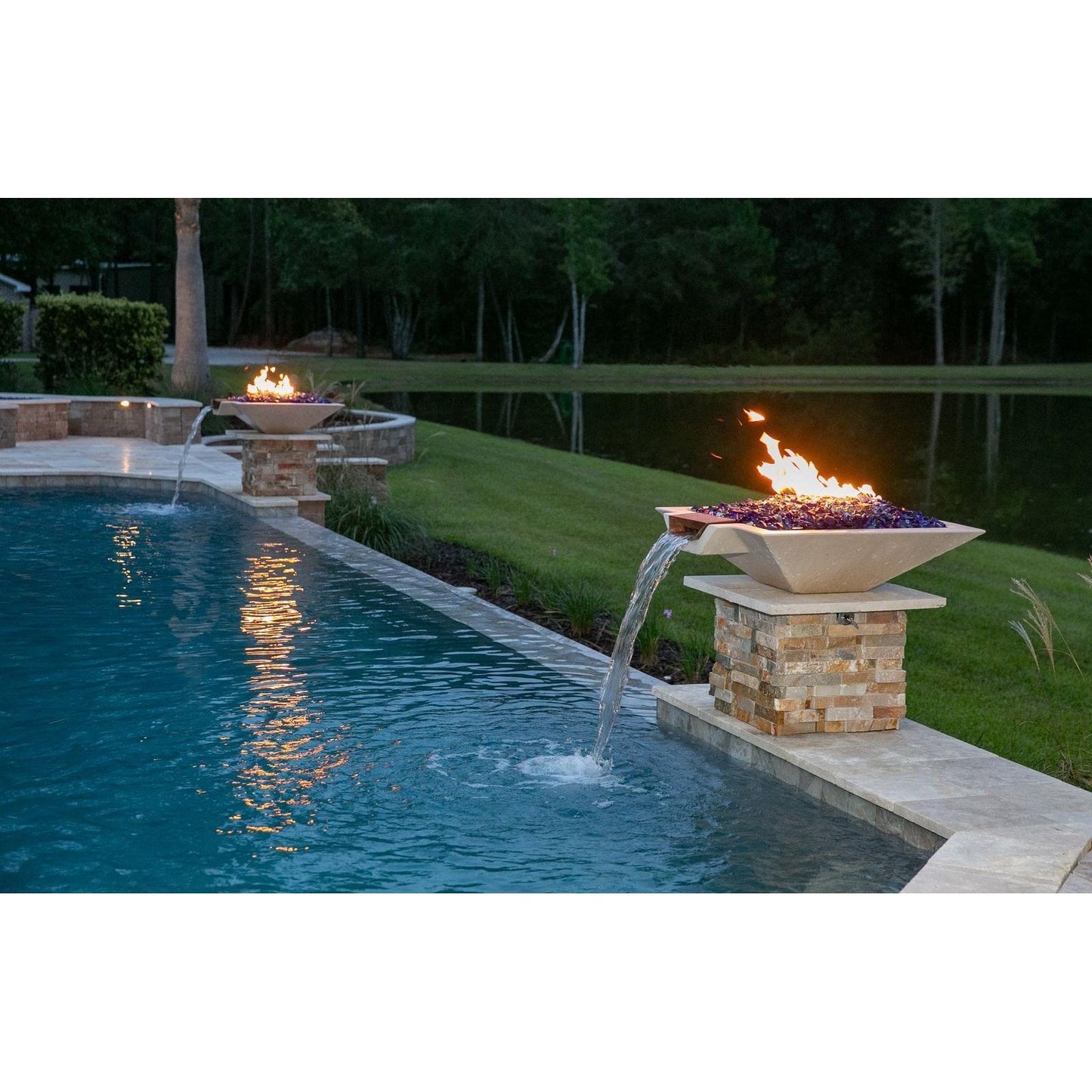 TessaRai Square Fire and Water Bowl Kit
