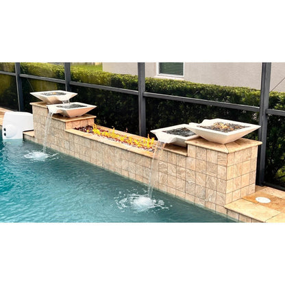 TessaRai Square Fire and Water Bowl Kit