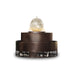The Outdoor Plus 89" Atlas Sphere Top Round 4-way Spill Self-Contained Unit Fire & Water Fountain OPT-ATL89E12V