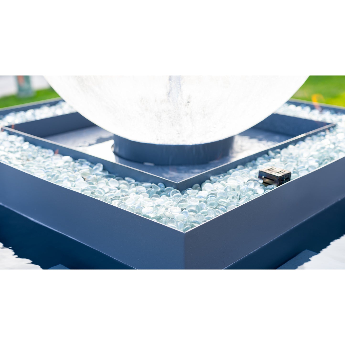 The Outdoor Plus Atlas 84" Self-Contained Unit 4-way Spill Fire & Water Fountain