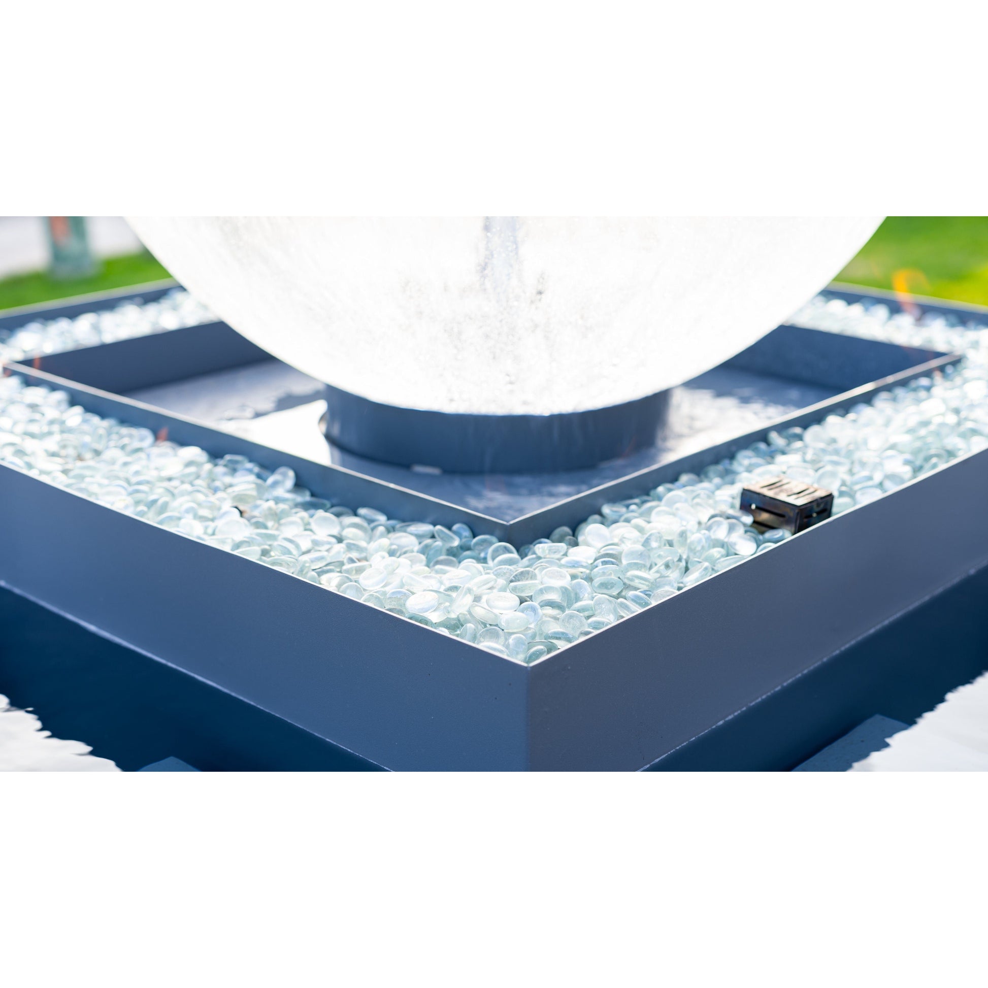 The Outdoor Plus Atlas 84" Self-Contained Unit 4-way Spill Fire & Water Fountain