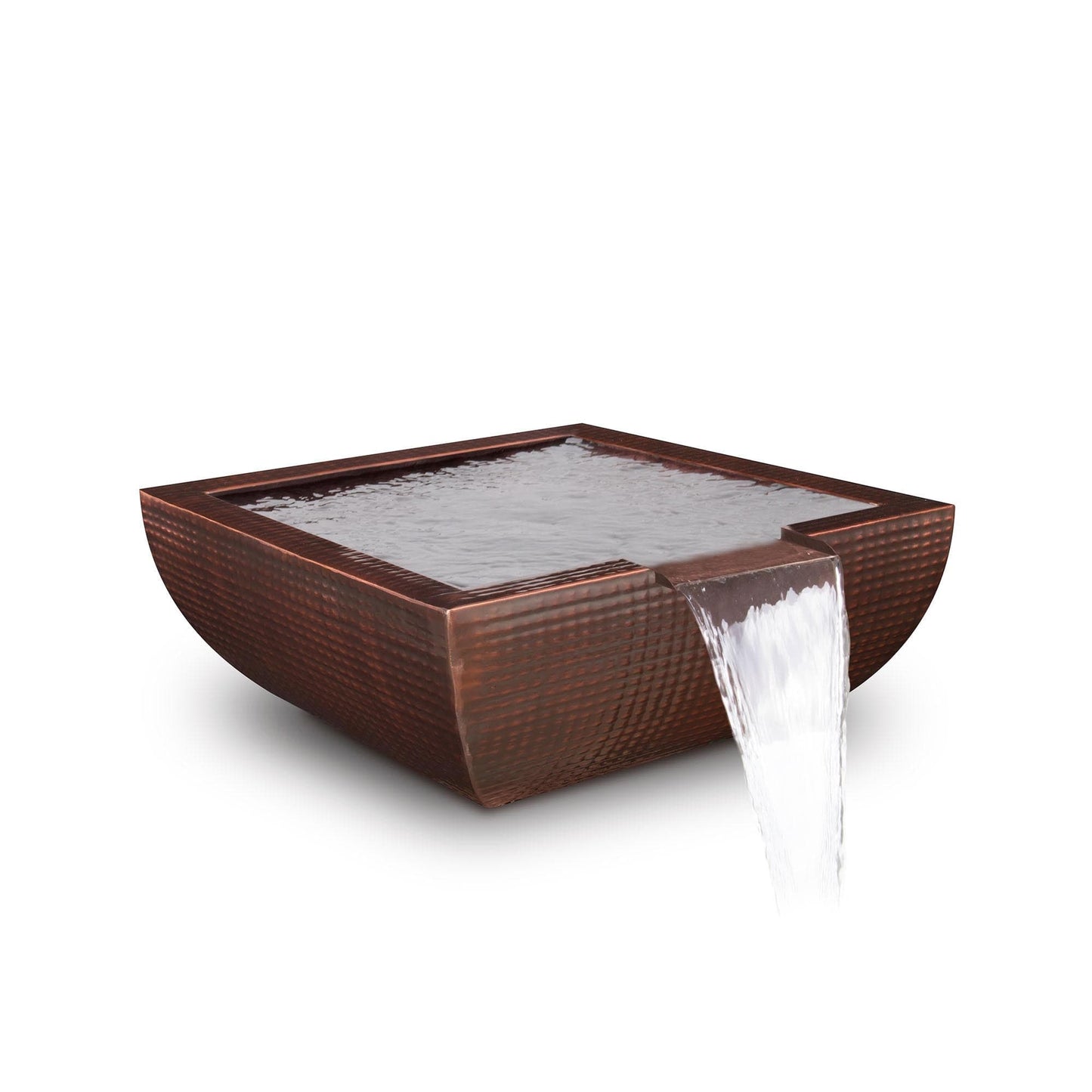 The Outdoor Plus Avalon Water Bowl – Hammered Patina Copper & Stainless Steel OPT-24AVCPWO