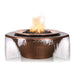The Outdoor Plus Cazo 360° Spill Fire & Water Bowl in Smooth Patina Copper
