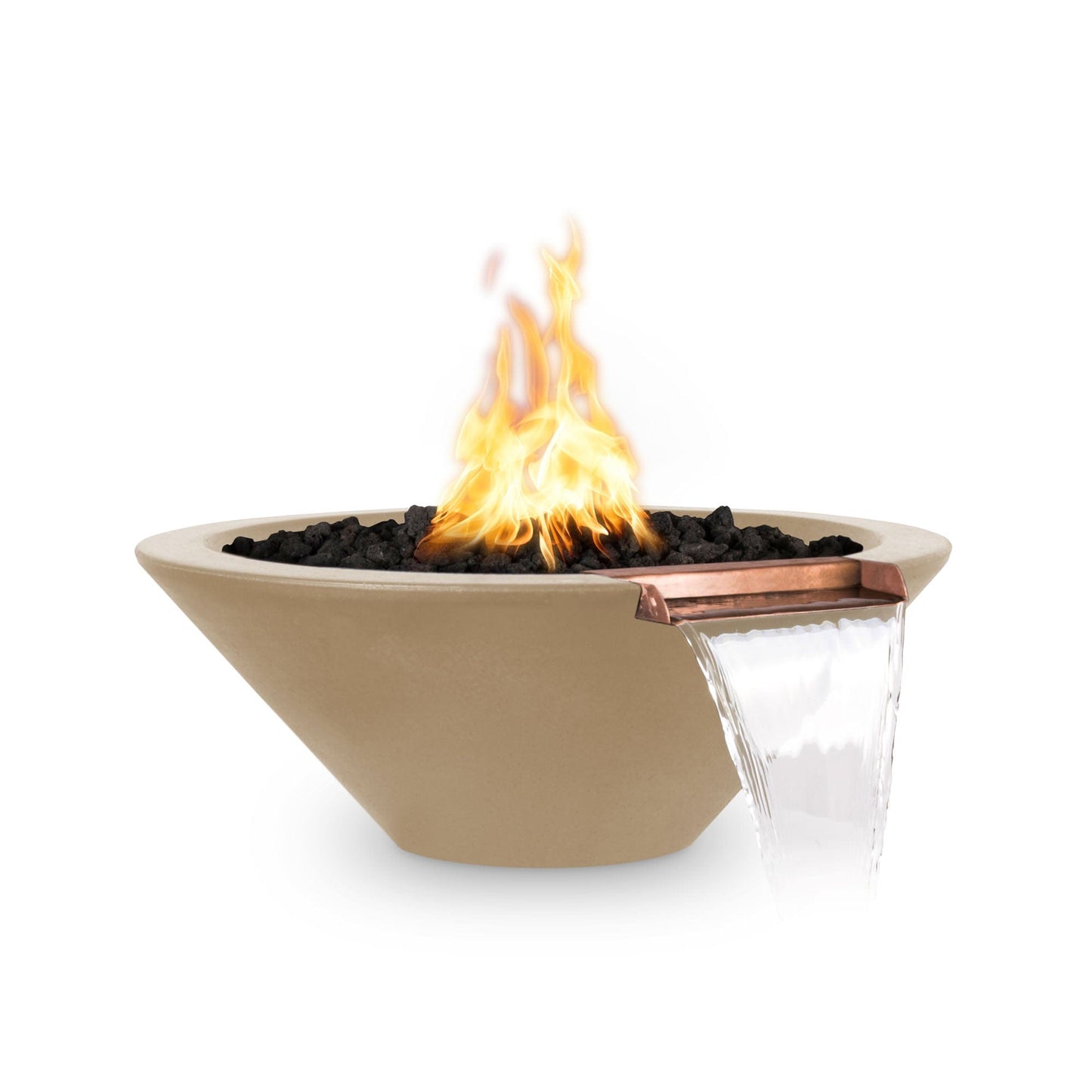 The Outdoor Plus Cazo Fire and Water Bowl – GFRC Concrete