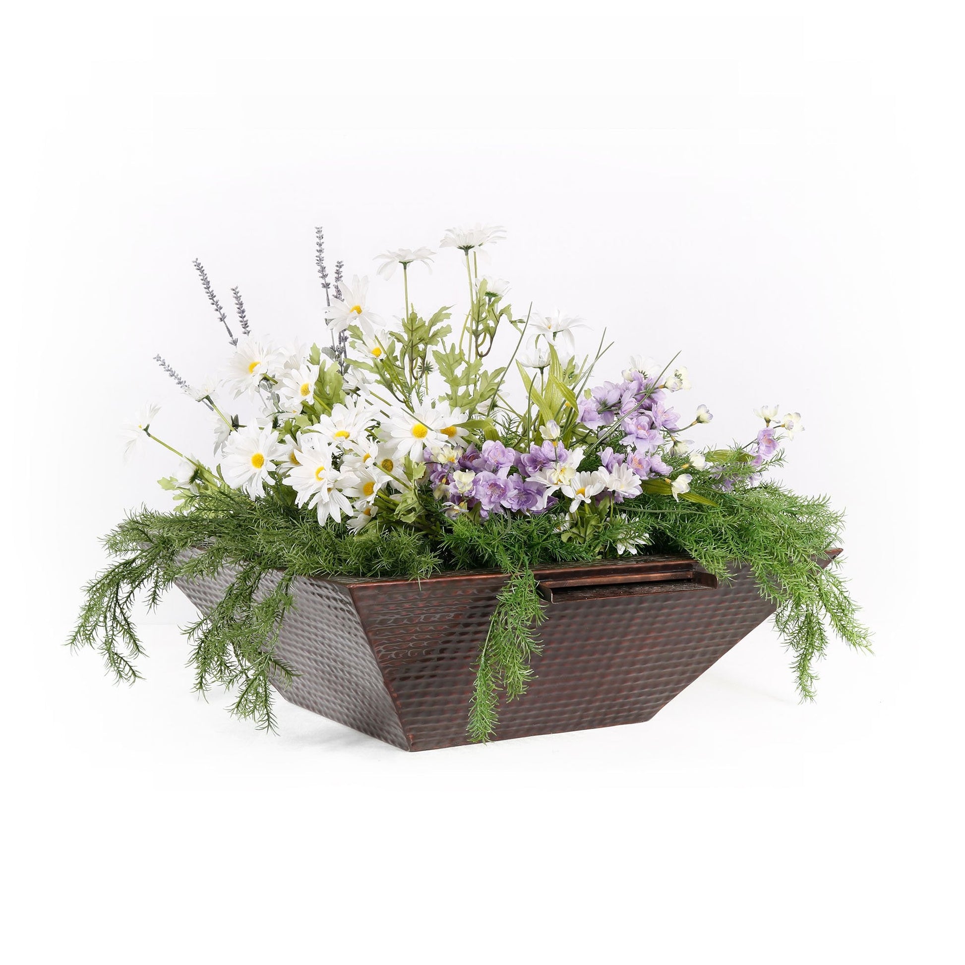 The Outdoor Plus Maya Copper Planter & Water Bowl