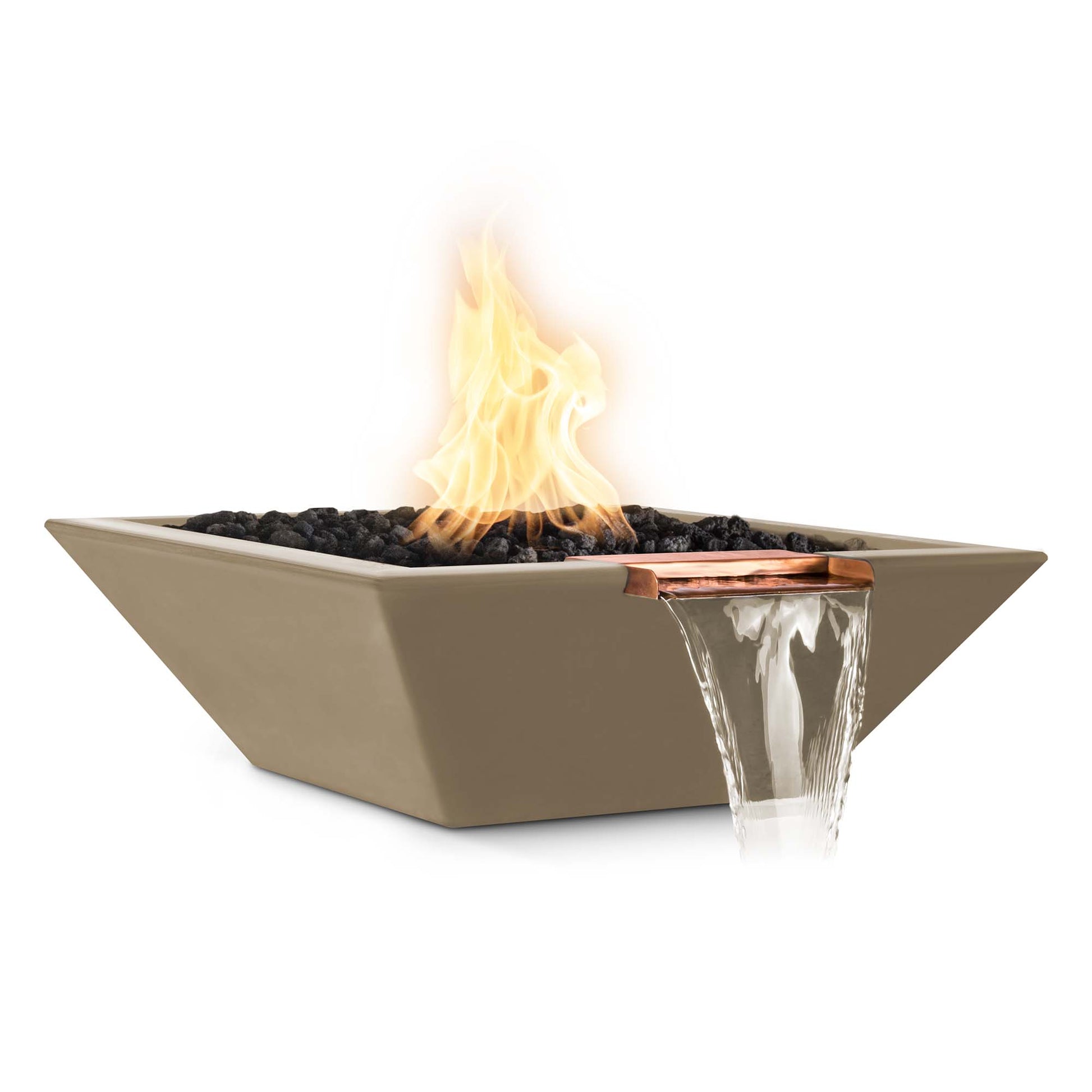 The Outdoor Plus Maya Fire & Water Bowl – GFRC Concrete