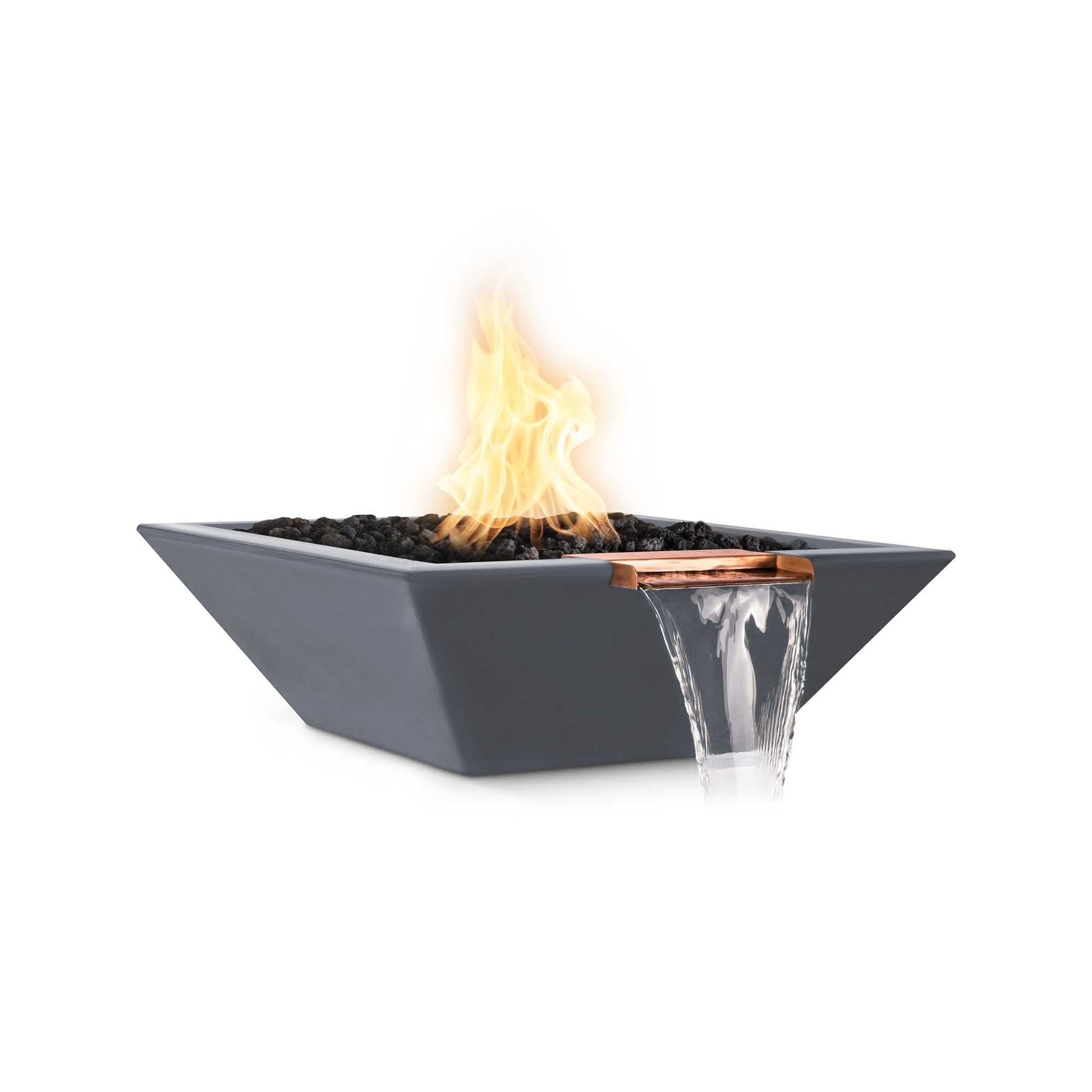 The Outdoor Plus Maya Fire & Water Bowl – GFRC Concrete