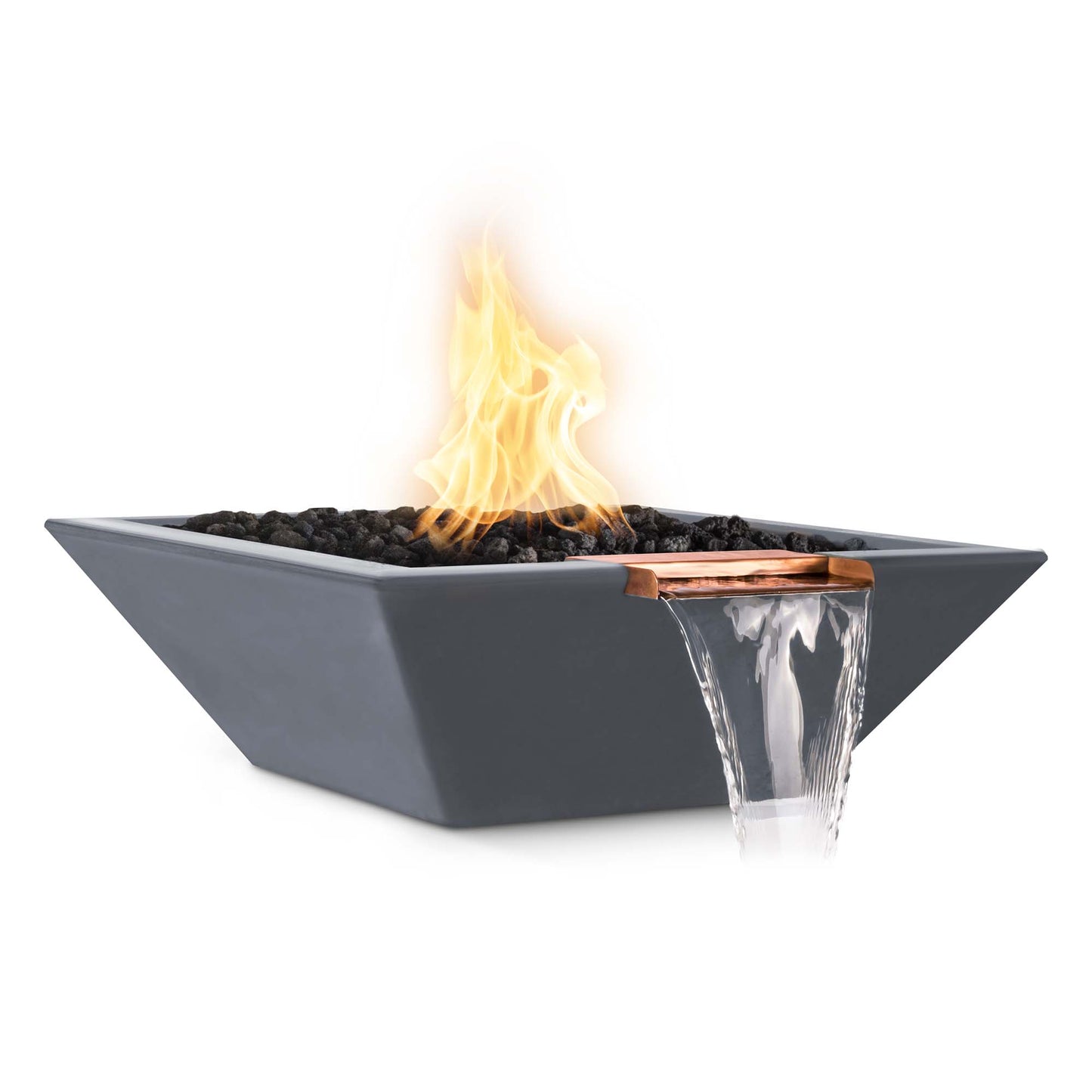 The Outdoor Plus Maya Fire & Water Bowl – GFRC Concrete