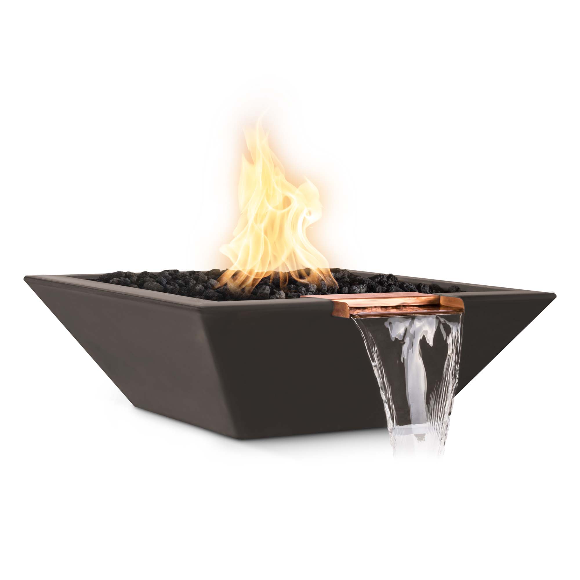 The Outdoor Plus Maya Fire & Water Bowl – GFRC Concrete