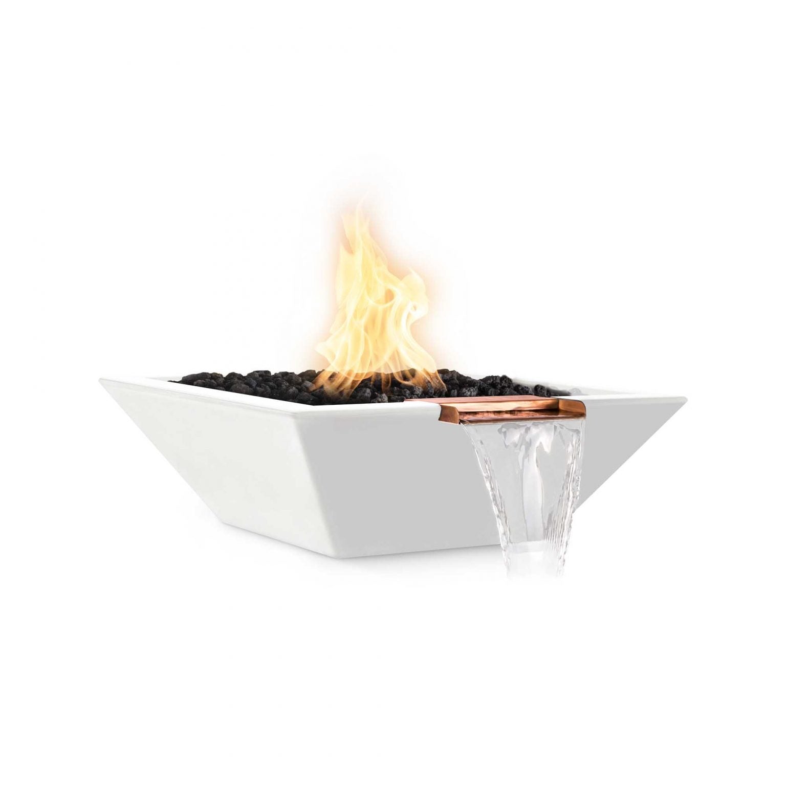 The Outdoor Plus Maya Fire & Water Bowl – GFRC Concrete
