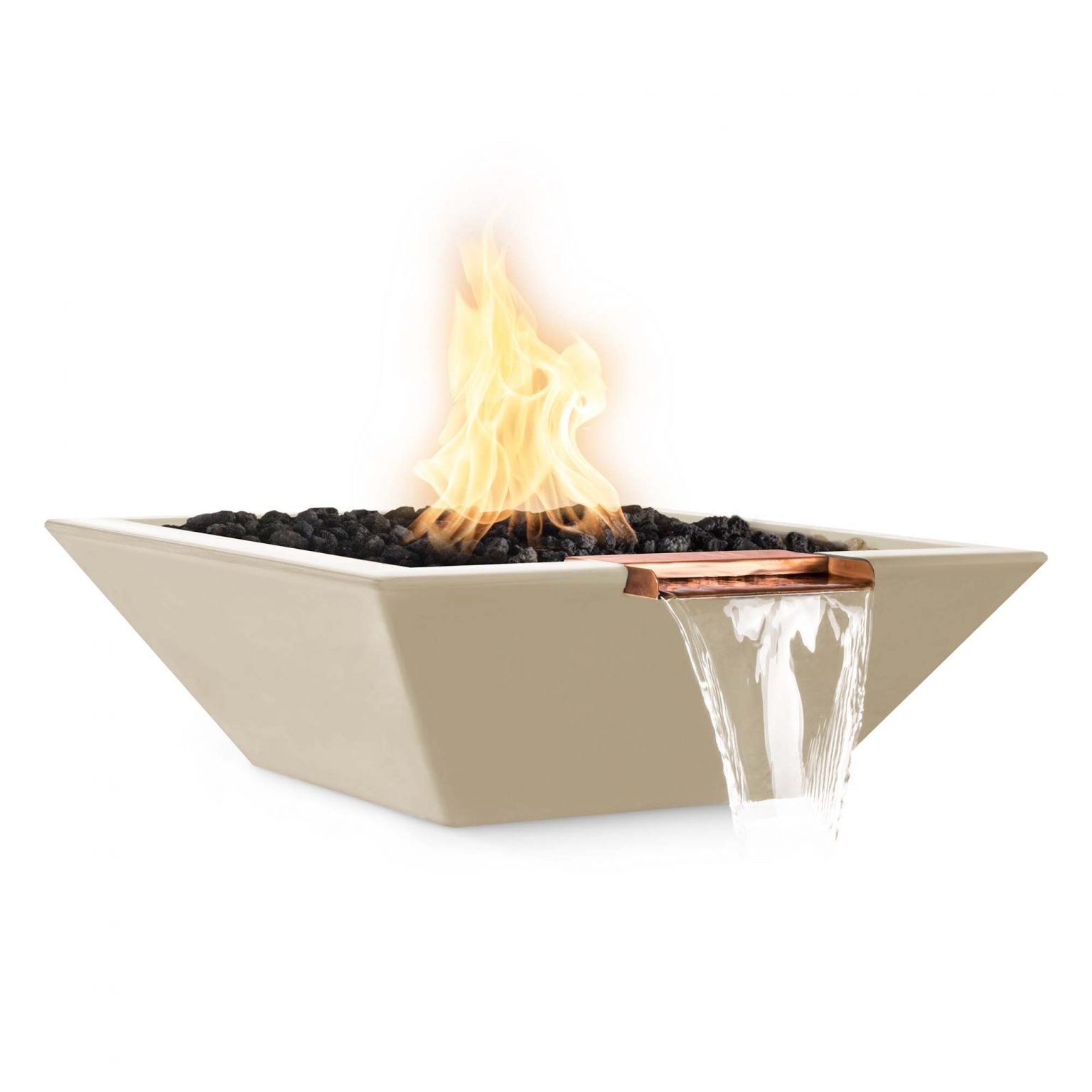 The Outdoor Plus Maya Fire & Water Bowl – GFRC Concrete