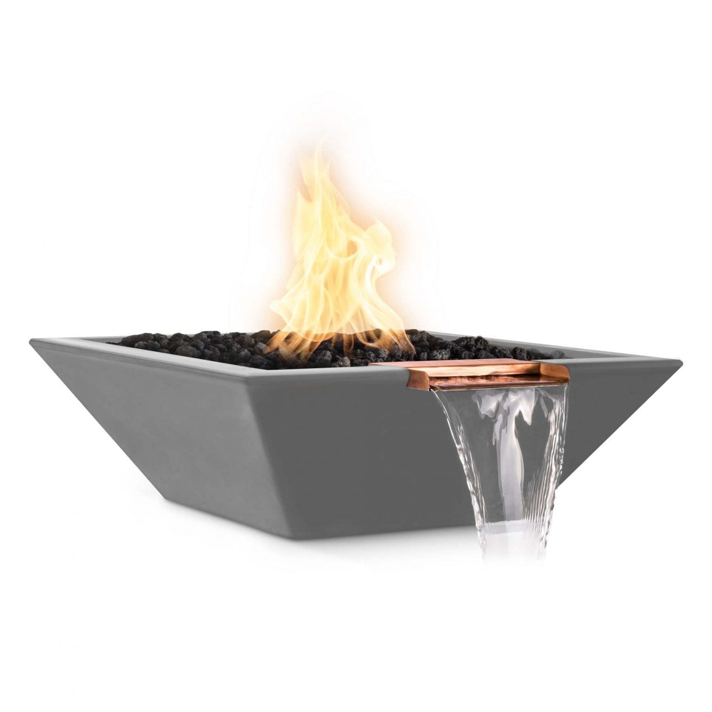 The Outdoor Plus Maya Fire & Water Bowl – GFRC Concrete