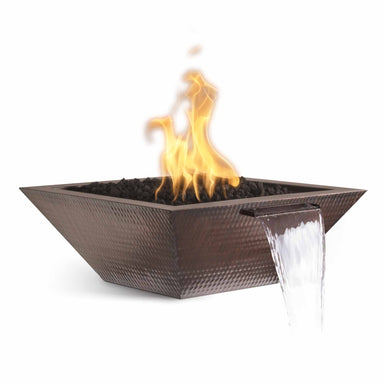 The Outdoor Plus Maya Fire & Water Bowl – Hammered Patina Copper