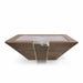 The Outdoor Plus Maya Water Bowl – Wood Grain Concrete
