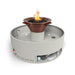 The Outdoor Plus Olympian 60" Fire & Water Fountain with Cazo 4-Way Spill