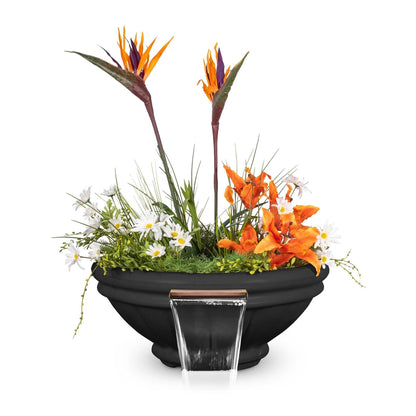 The Outdoor Plus Roma Planter & Water Bowl in GFRC Concrete