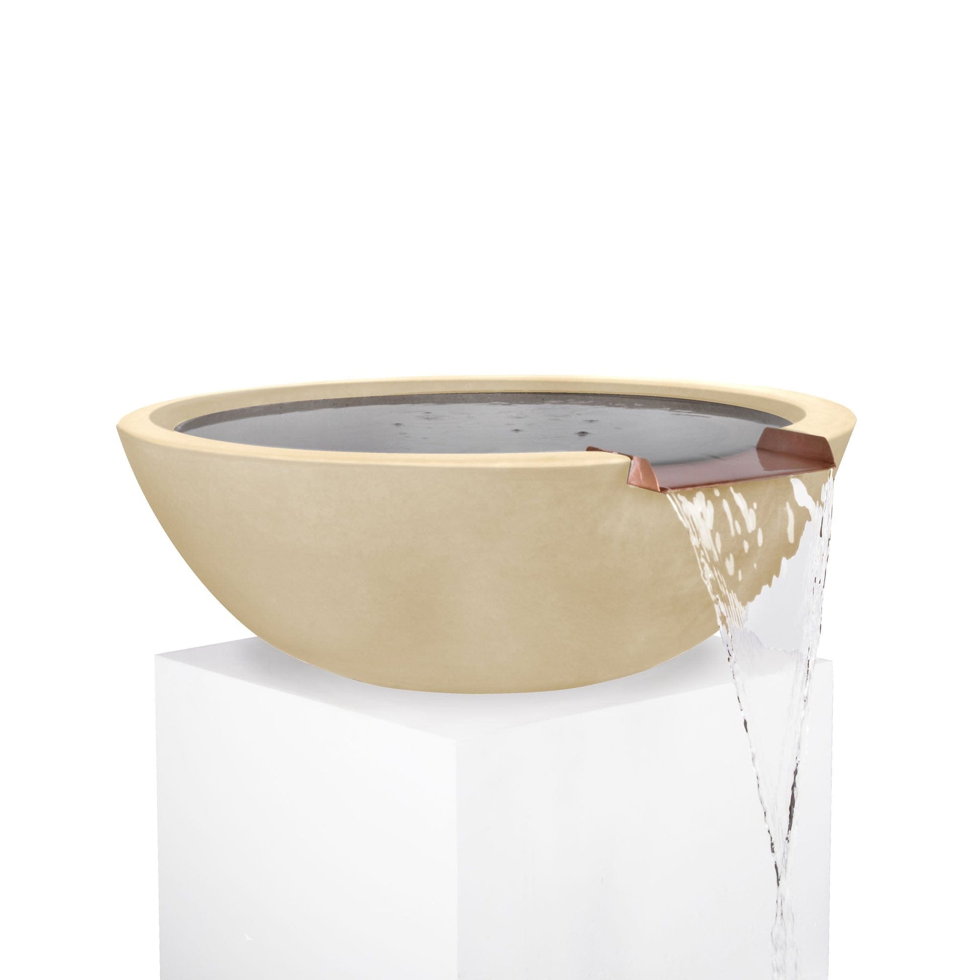 The Outdoor Plus Sedona Water Bowl – GFRC Concrete