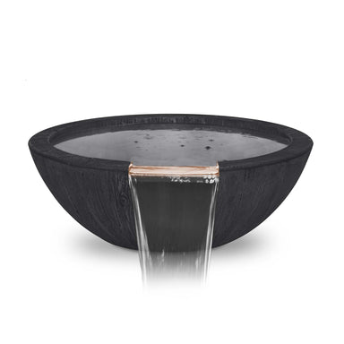 The Outdoor Plus Sedona Water Bowl – GFRC Wood Grain OPT-27RWGWO-EBN