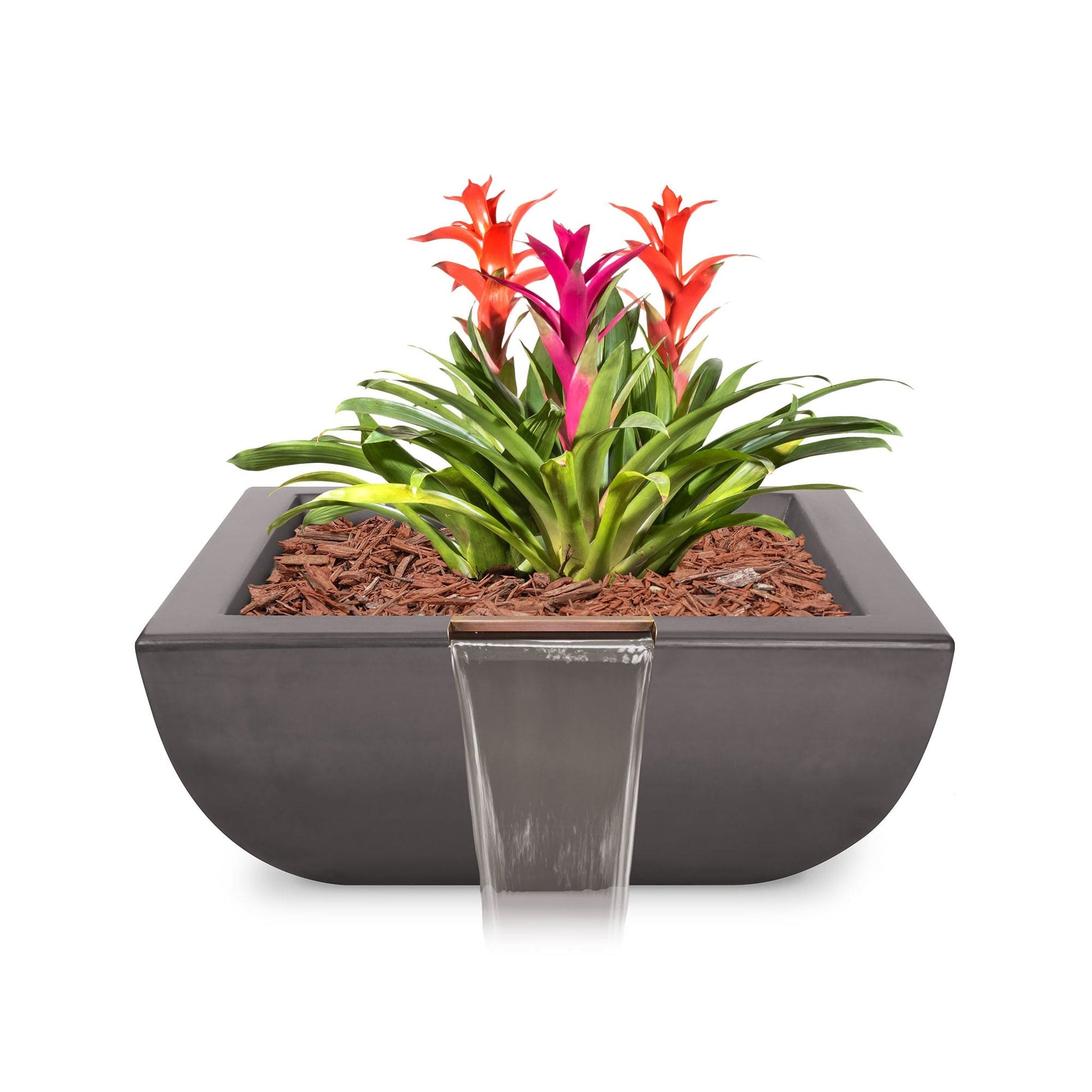 The Outdoor Plus Outdoor Fountains The Outdoor Plus Avalon Planter & Water Bowl in GFRC Concrete