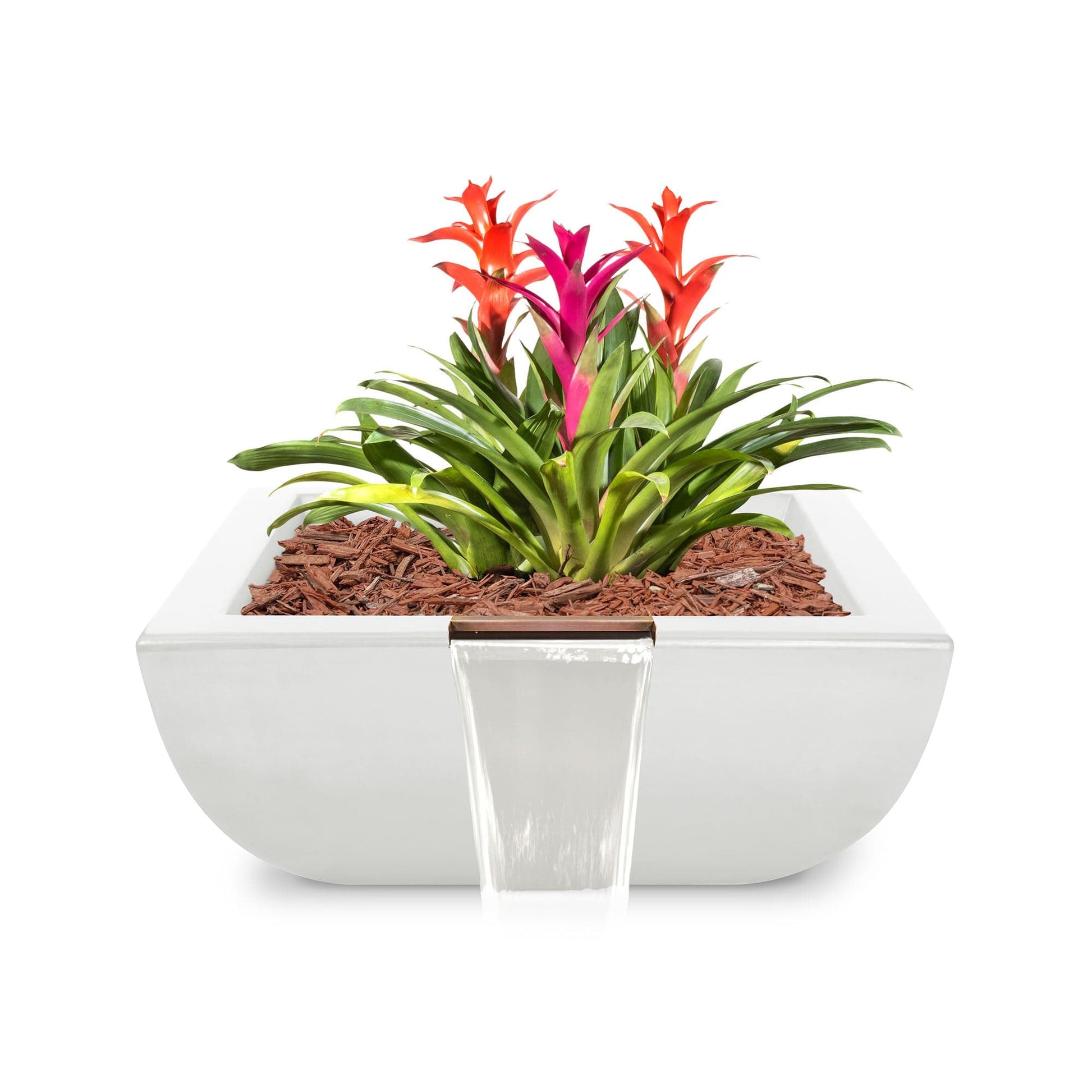 The Outdoor Plus Outdoor Fountains The Outdoor Plus Avalon Planter & Water Bowl in GFRC Concrete