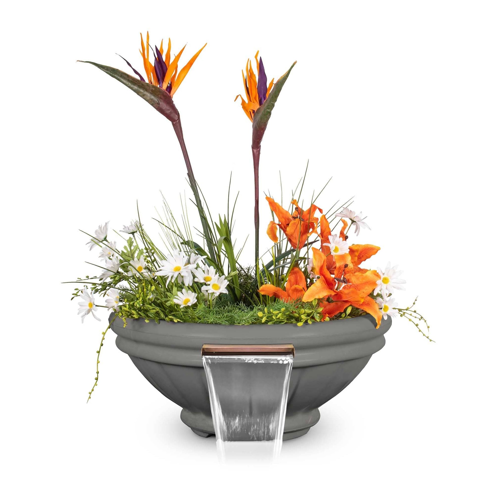The Outdoor Plus Outdoor Fountains The Outdoor Plus Roma Planter Bowl in GFRC Concrete