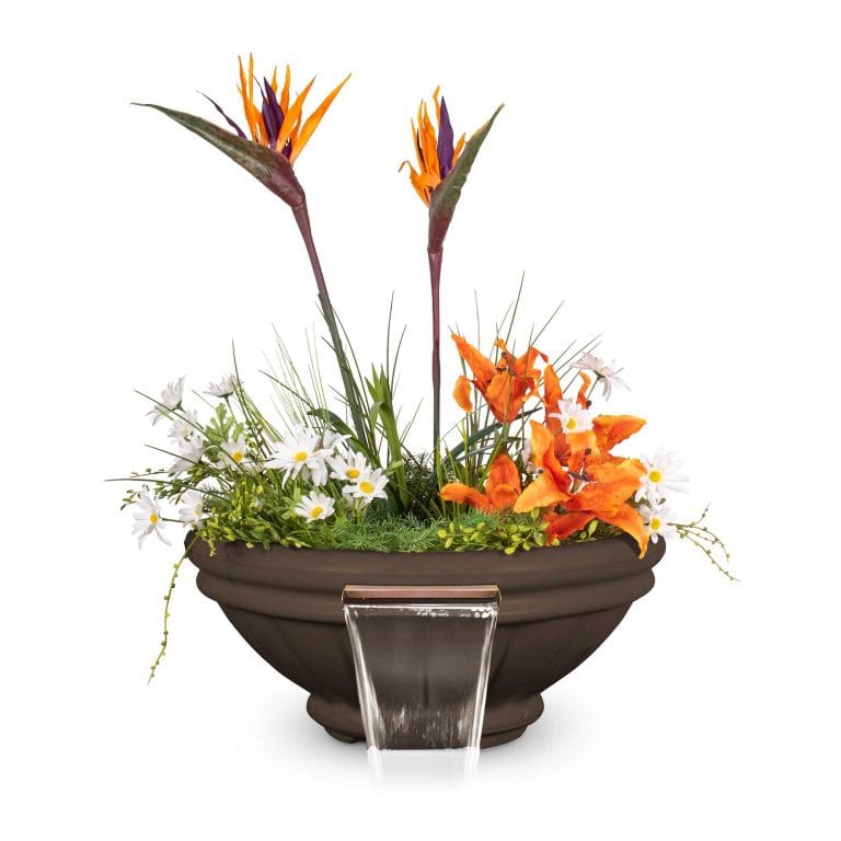The Outdoor Plus Outdoor Fountains The Outdoor Plus Roma Planter Bowl in GFRC Concrete