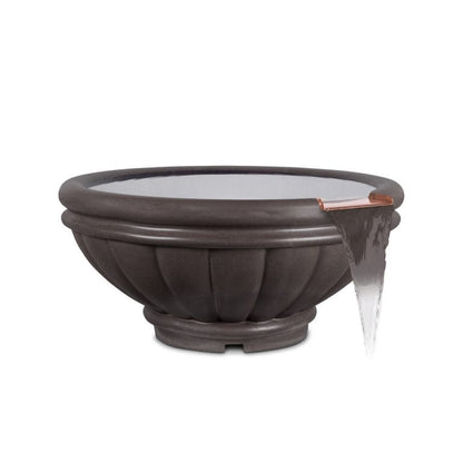 The Outdoor Plus Outdoor Fountains The Outdoor Plus Roma Water Bowl in GFRC Concrete