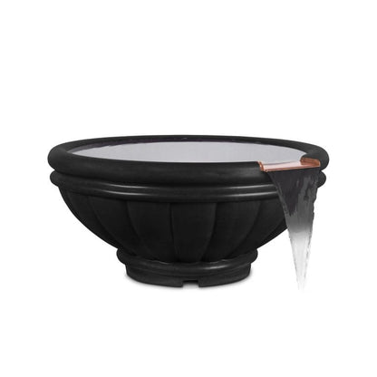 The Outdoor Plus Outdoor Fountains The Outdoor Plus Roma Water Bowl in GFRC Concrete