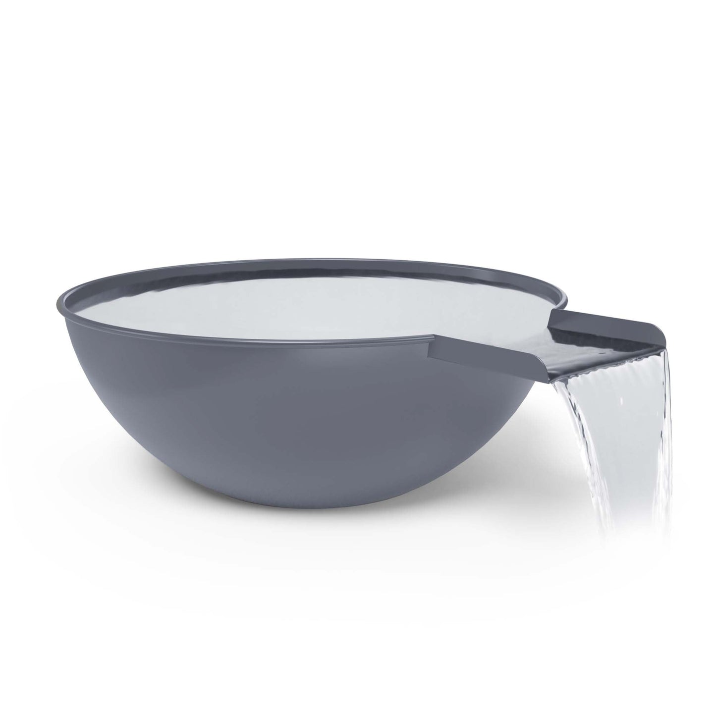 The Outdoor Plus Outdoor Fountains The Outdoor Plus Sedona Water Bowl in Metal Powder Coat