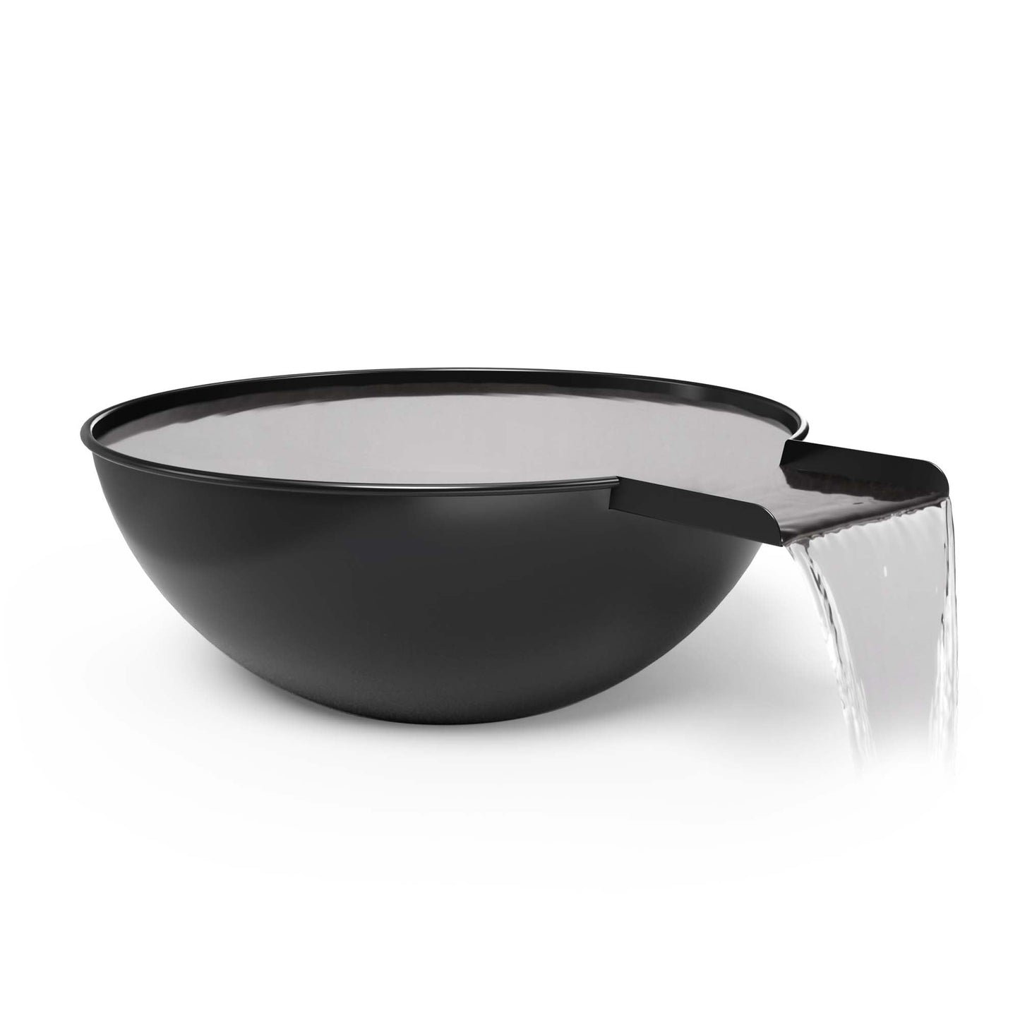 The Outdoor Plus Outdoor Fountains The Outdoor Plus Sedona Water Bowl in Metal Powder Coat