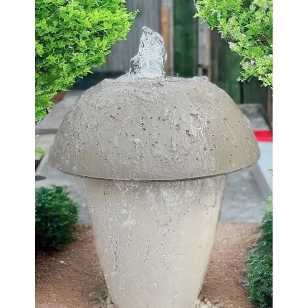 Travertine & More Water Fountain Kit Travertine & More TessaRai 2pc Mushroom Water Fountain Kit