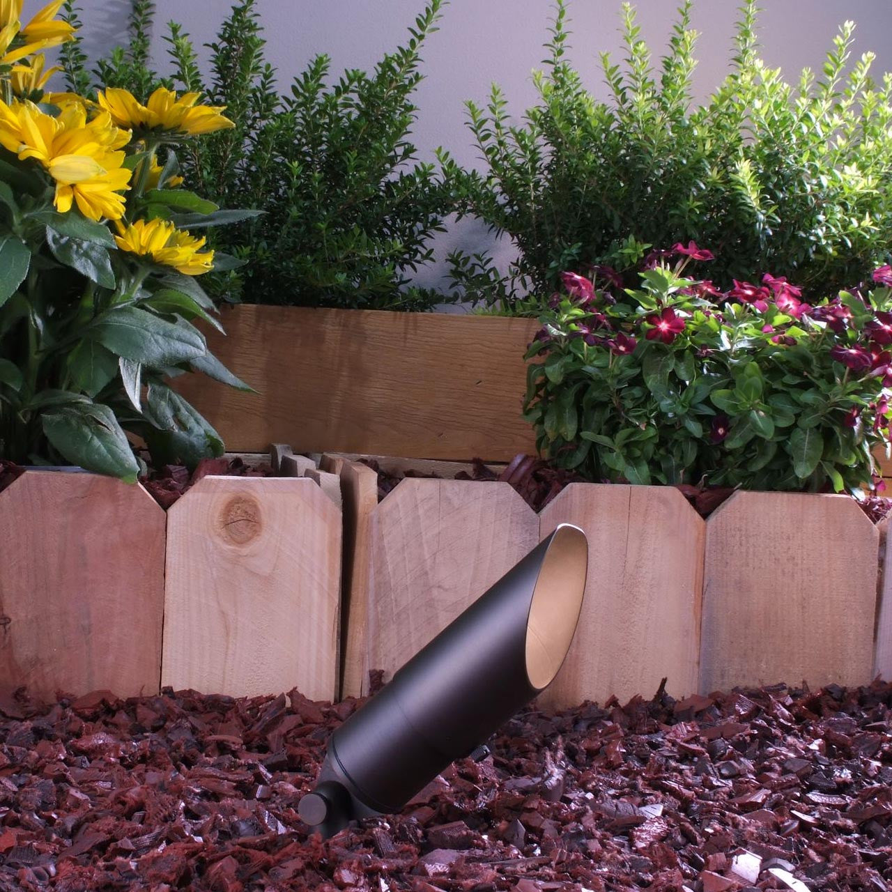 Yard Bright Bronze MR11 Spot Light With 3.5" Adjustable Glare Shield GBT6100