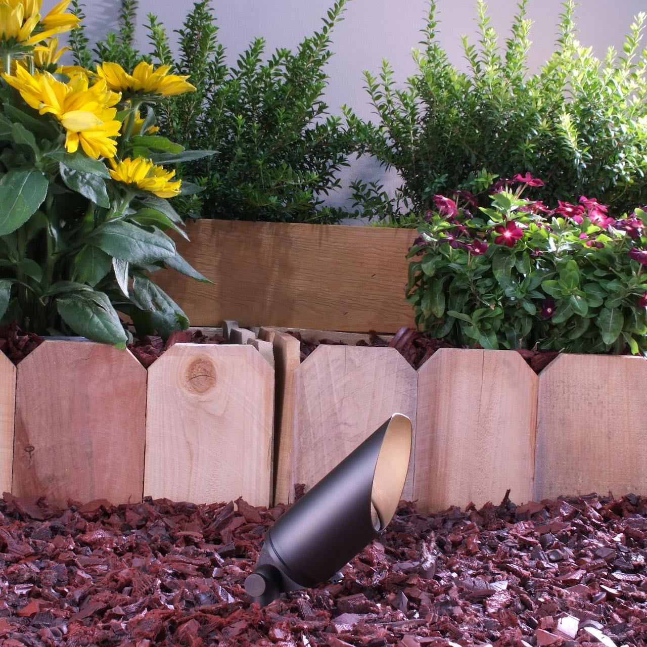 Yard Bright Bronze MR11 Spot Light With 3.5" Adjustable Glare Shield GBT6100