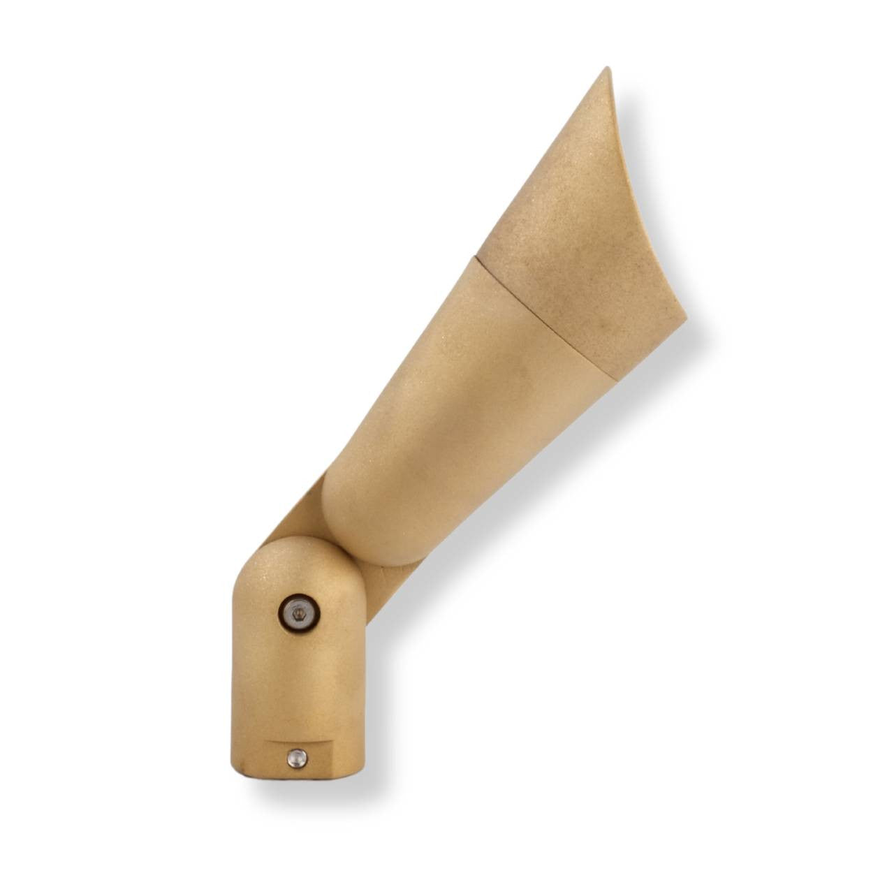 Yard Bright Elite Series Heavy Cast Brass MR11 Spot Light With Angled Hood GBT6200