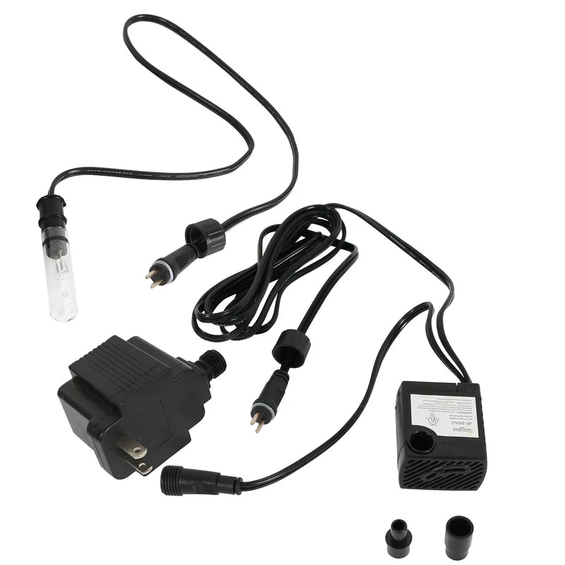Sunnydaze 1.6-Ft Max Lift 70 GPH Electric Pump with Finger Light JR-250L