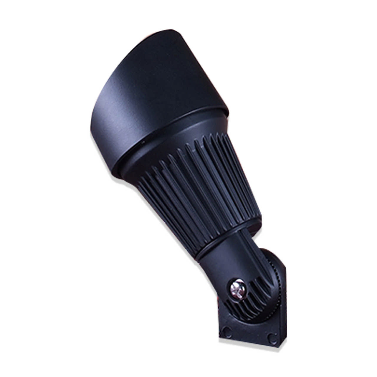 Yard Bright Black Metal MR16 Spot Light