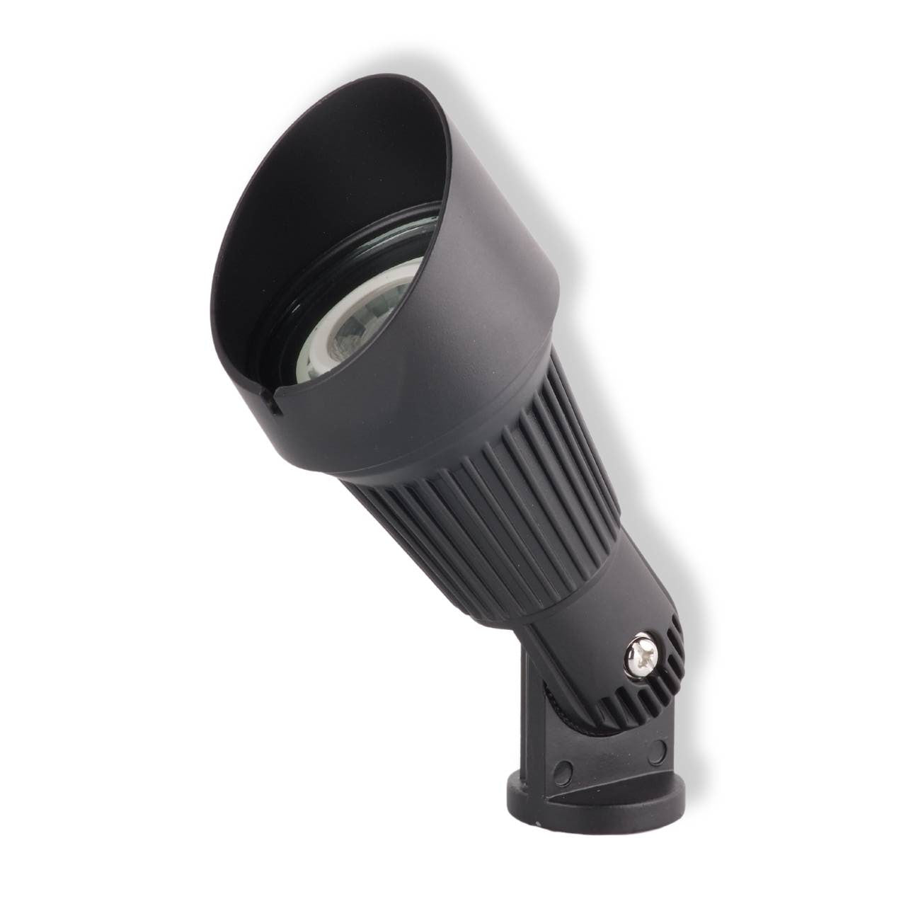 Yard Bright Black Metal MR16 Spot Light
