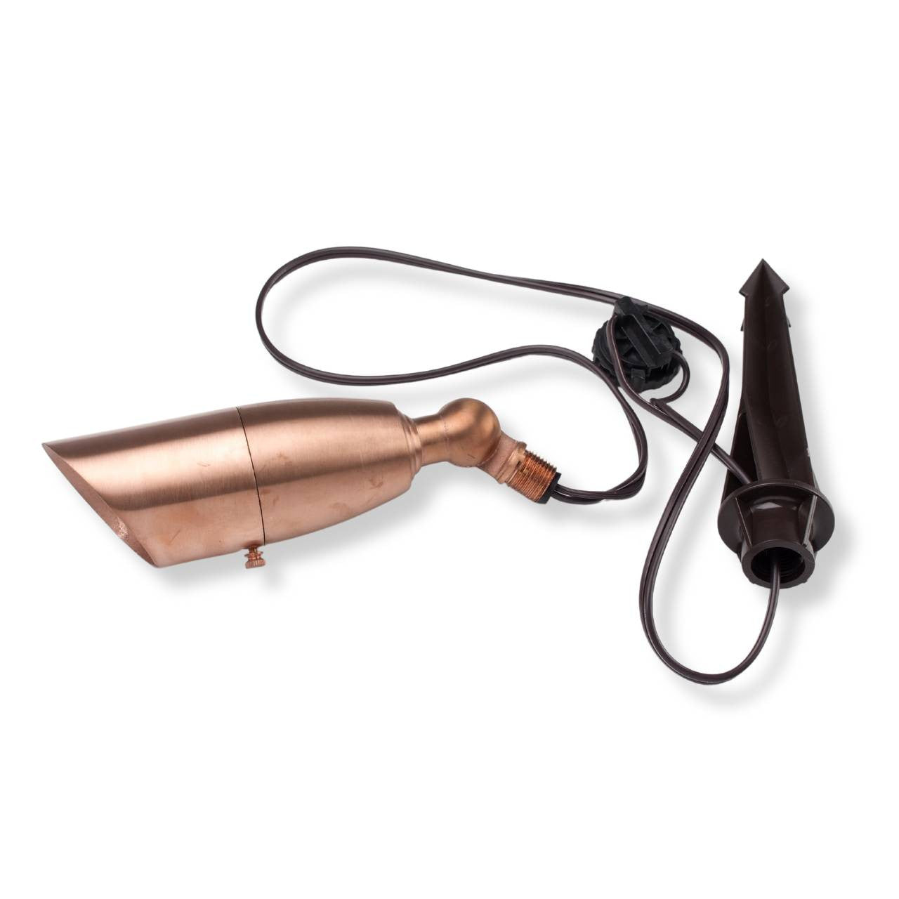 Yard Bright Premium MR16 Copper Spot Light In Raw Copper
