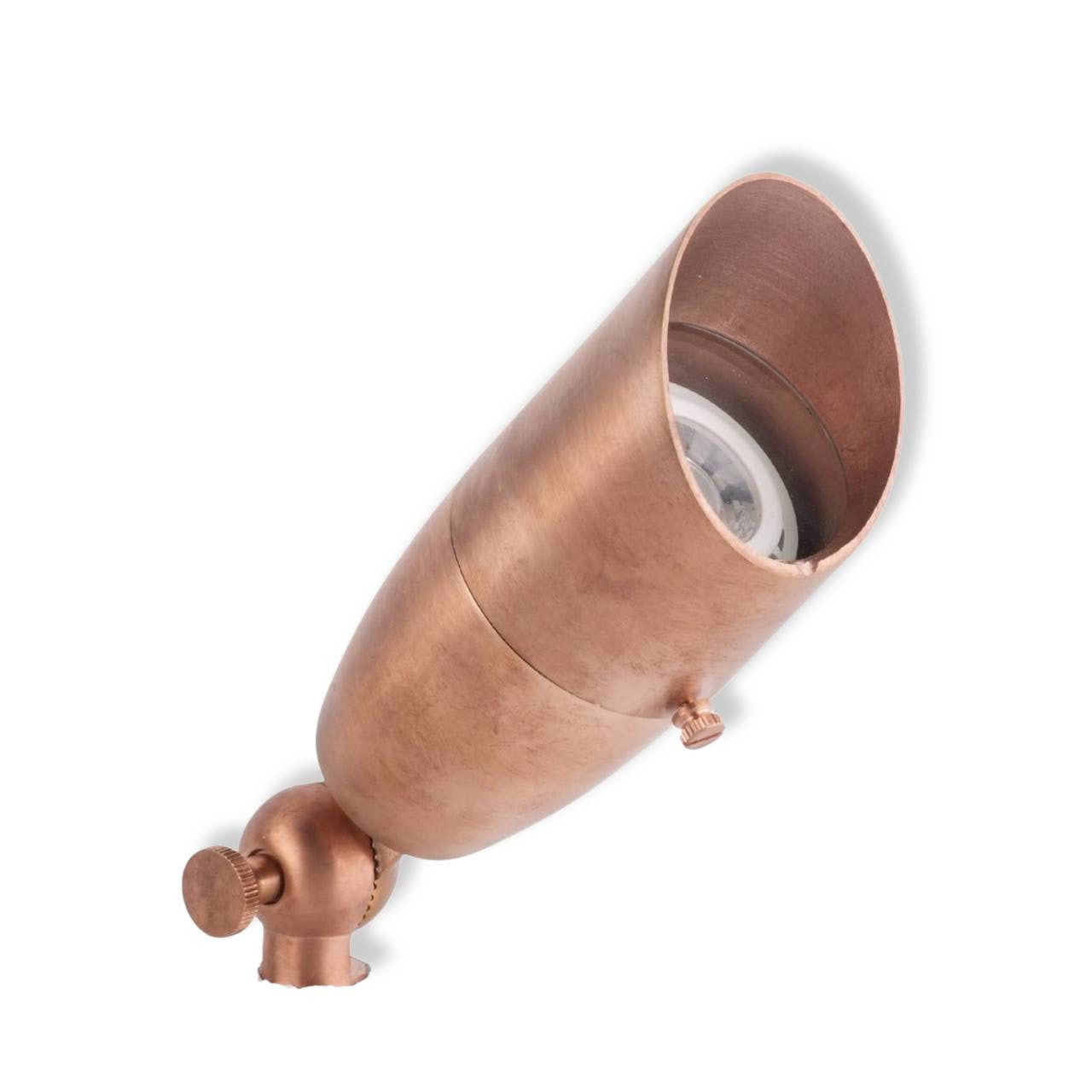 Yard Bright Premium MR16 Copper Spot Light In Raw Copper