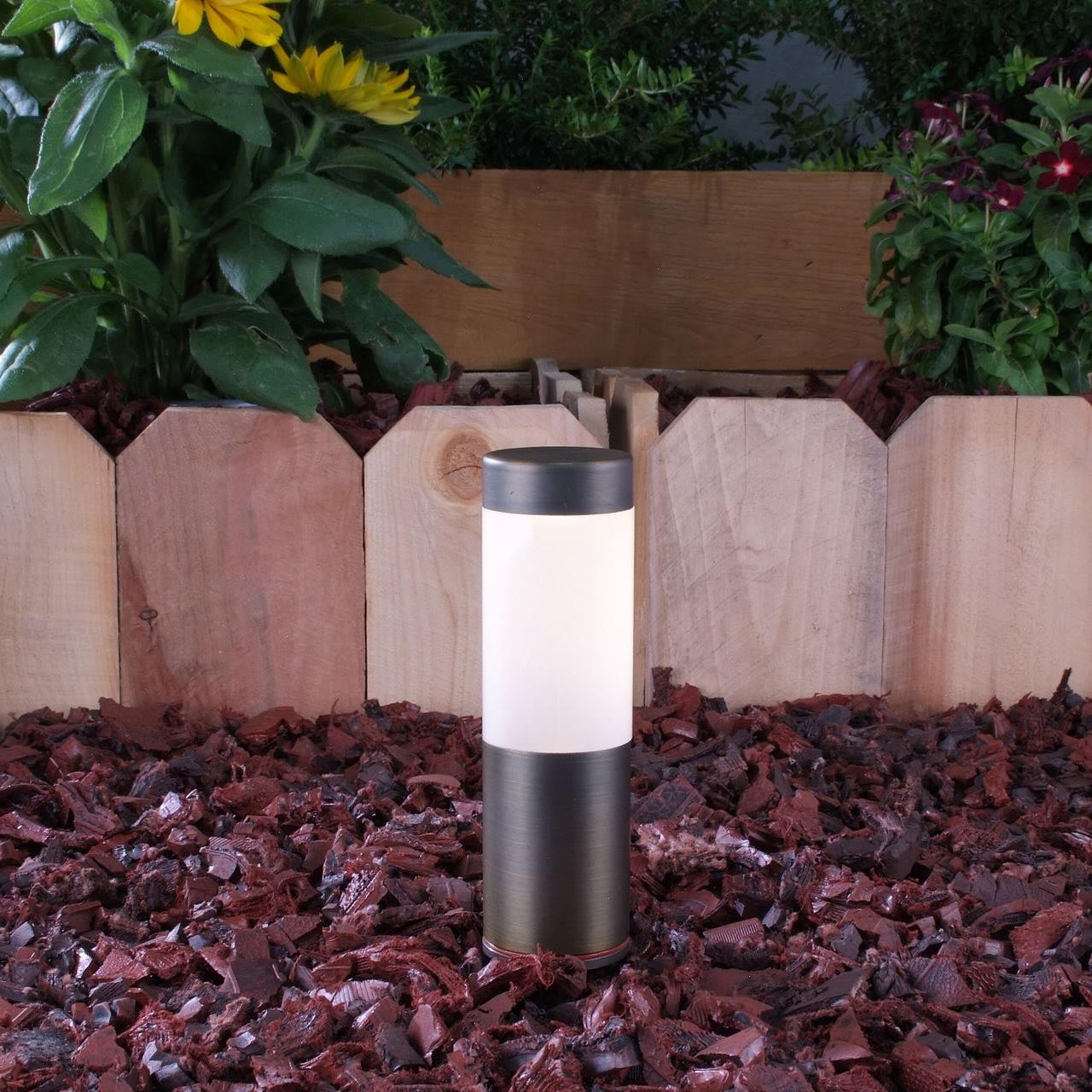 Yard Bright LED Bronze Bollard Light