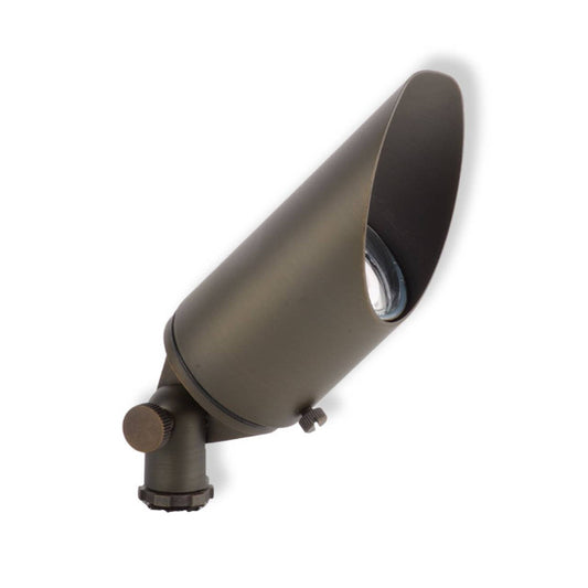 Yard Bright Bronze MR16 Spot Light With 5" Adjustable Glare Shield