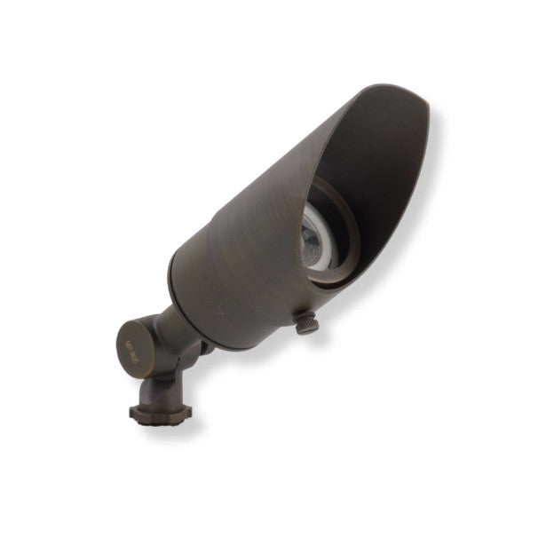 Yard Bright Bronze MR16 Spot Light With 3.95" Adjustable Glare Shield