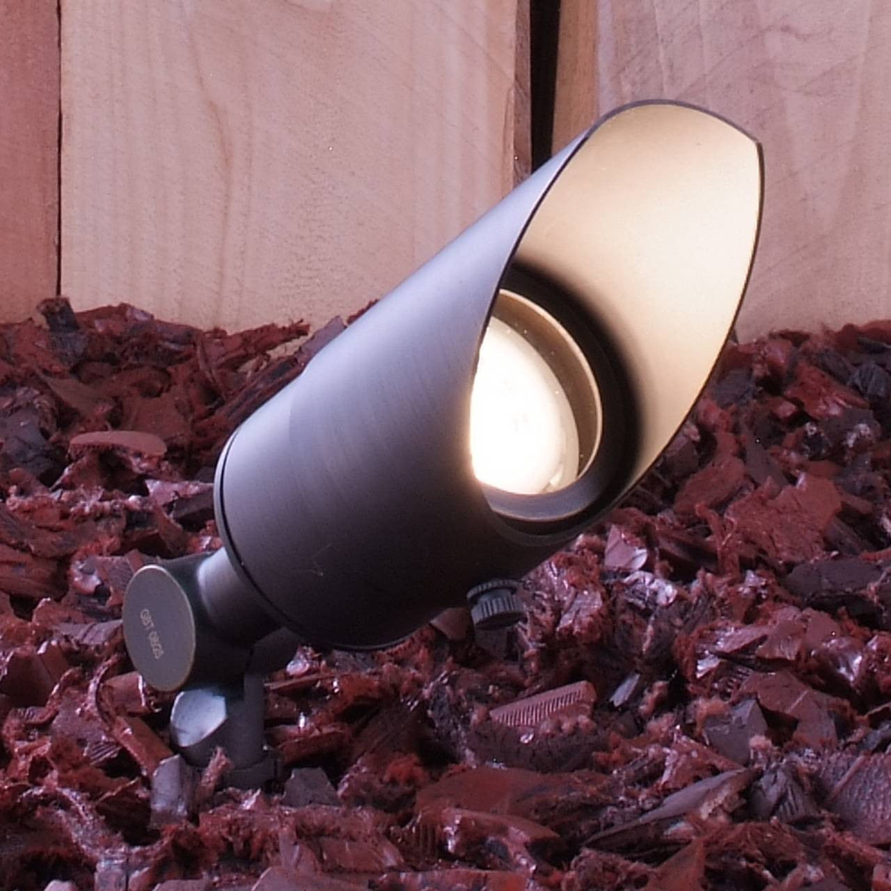 Yard Bright Bronze MR16 Spot Light With 3.95" Adjustable Glare Shield
