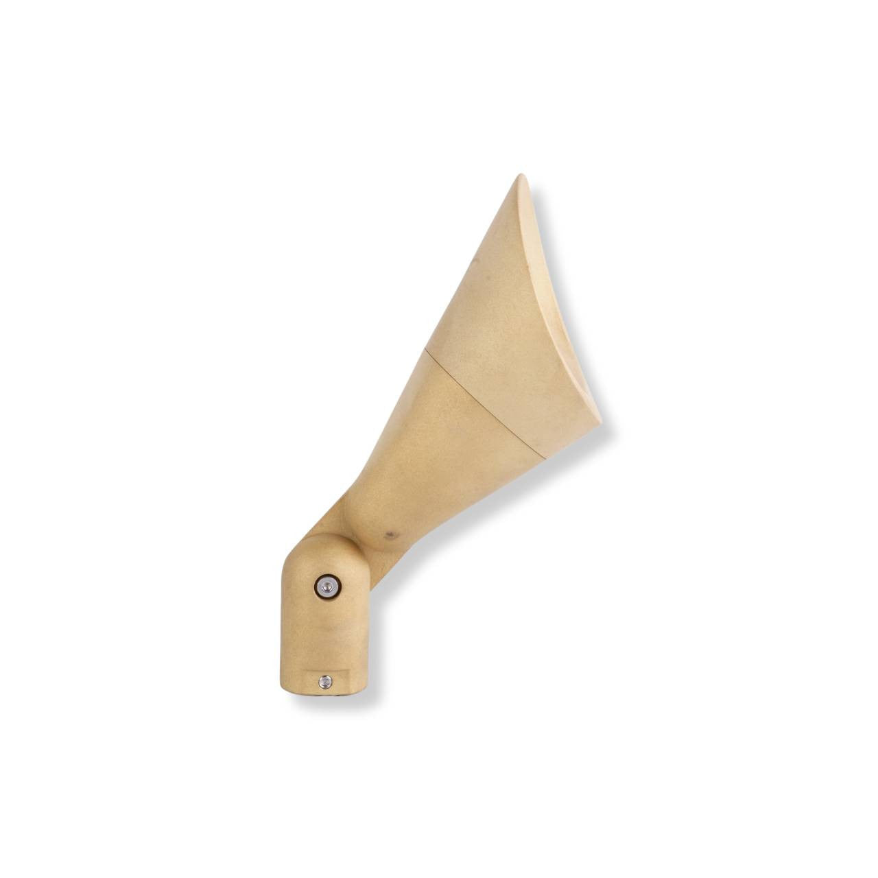 Yard Bright Elite Series Heavy Cast Brass MR16 Spot With Angled Hood
