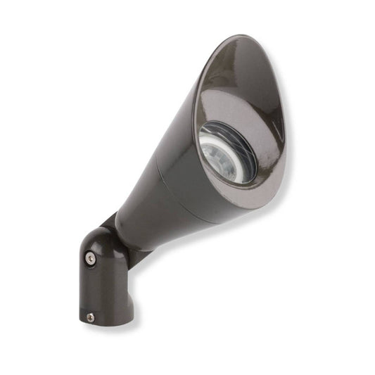 Yard Bright Elite Series Heavy Cast Brass MR16 Spot Light With Bronze Powder Coat