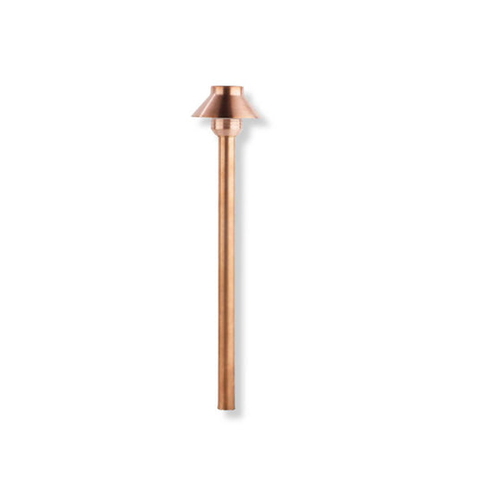 Yard Bright Premium Copper Slim Area Light In Raw Copper