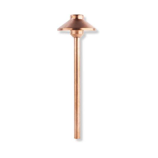 Yard Bright Premium Copper Area Light In Raw Copper