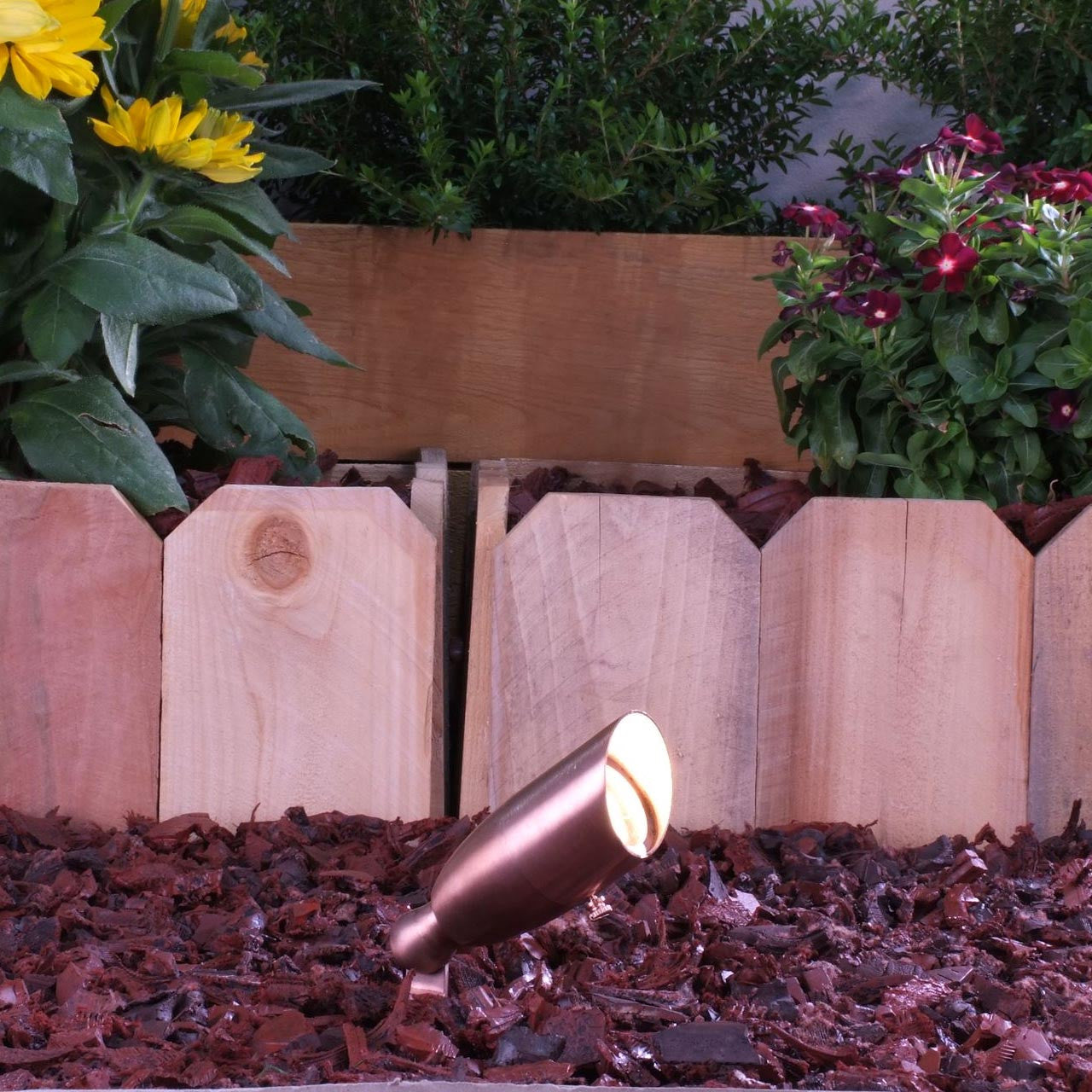 Yard Bright MR11 Mini Copper Spotlight