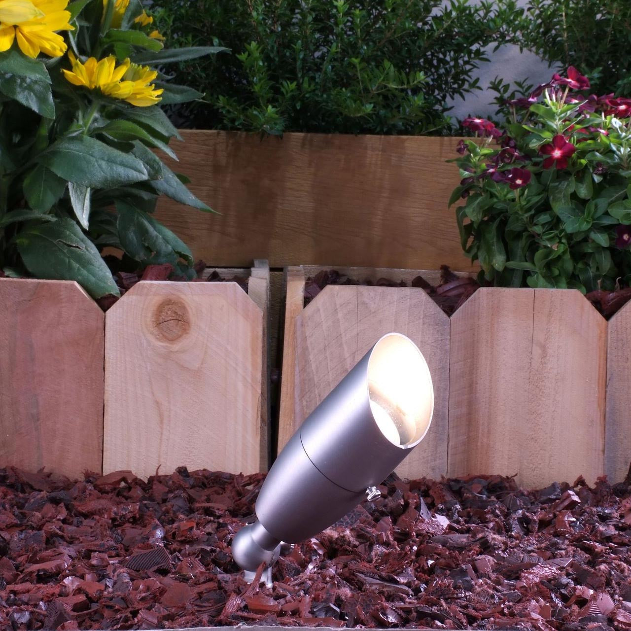 Yard Bright Mini MR11 Stainless Steel Spotlight